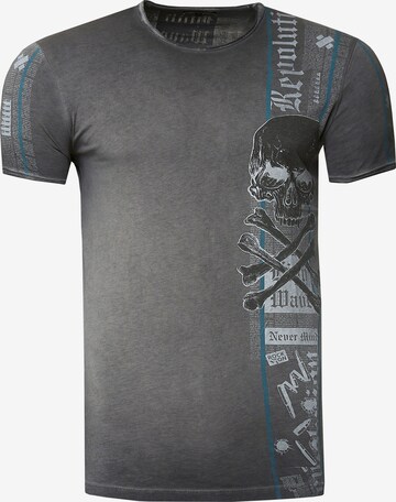 Rusty Neal Shirt in Grey: front