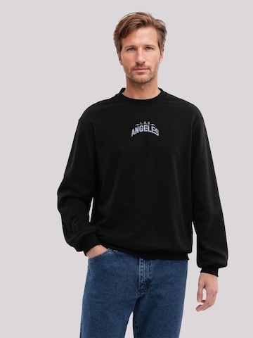 Sweat-shirt 'Los Angeles' F4NT4STIC en noir : devant