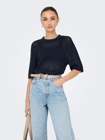 Pull-over 'TIKKA' JDY en bleu : devant