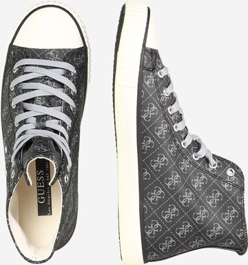 Sneaker înalt 'Ederle' de la GUESS pe negru