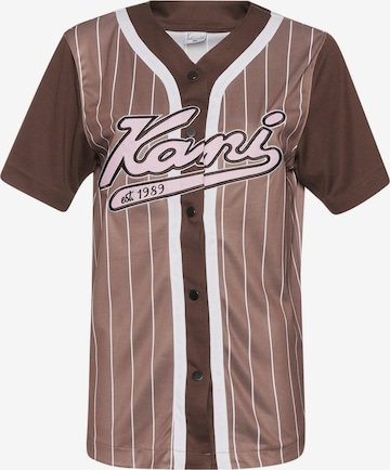 Karl Kani Shirt in Brown: front