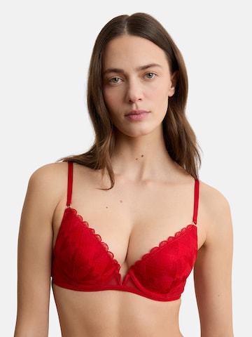 Push-up Reggiseno 'Desir' di ETAM in rosso: frontale