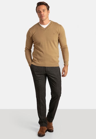 Sir Raymond Tailor Sweater 'Los Angeles' in Brown
