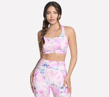 SKECHERS Bralette Sports Bra in Blue: front