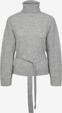 PIECES Sweater 'JASSY' in Grey: front