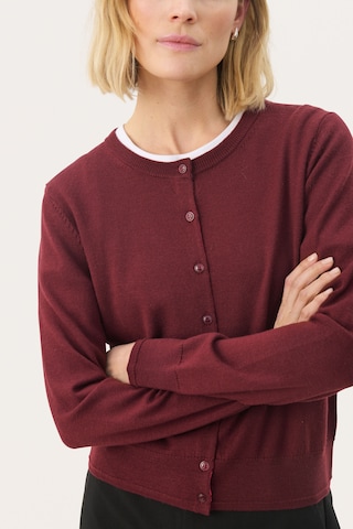 Part Two Cardigan 'Noelani ' i rød