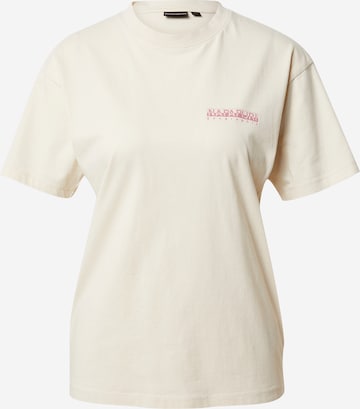 NAPAPIJRI Shirt in Wit: voorkant