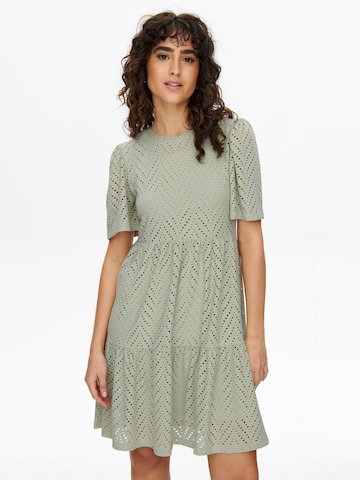 JDY Dress 'CARLA CATHINKA' in Green: front