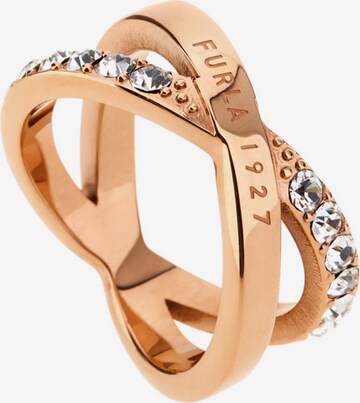 Furla Jewellery Ring 'FURLA' in Roze