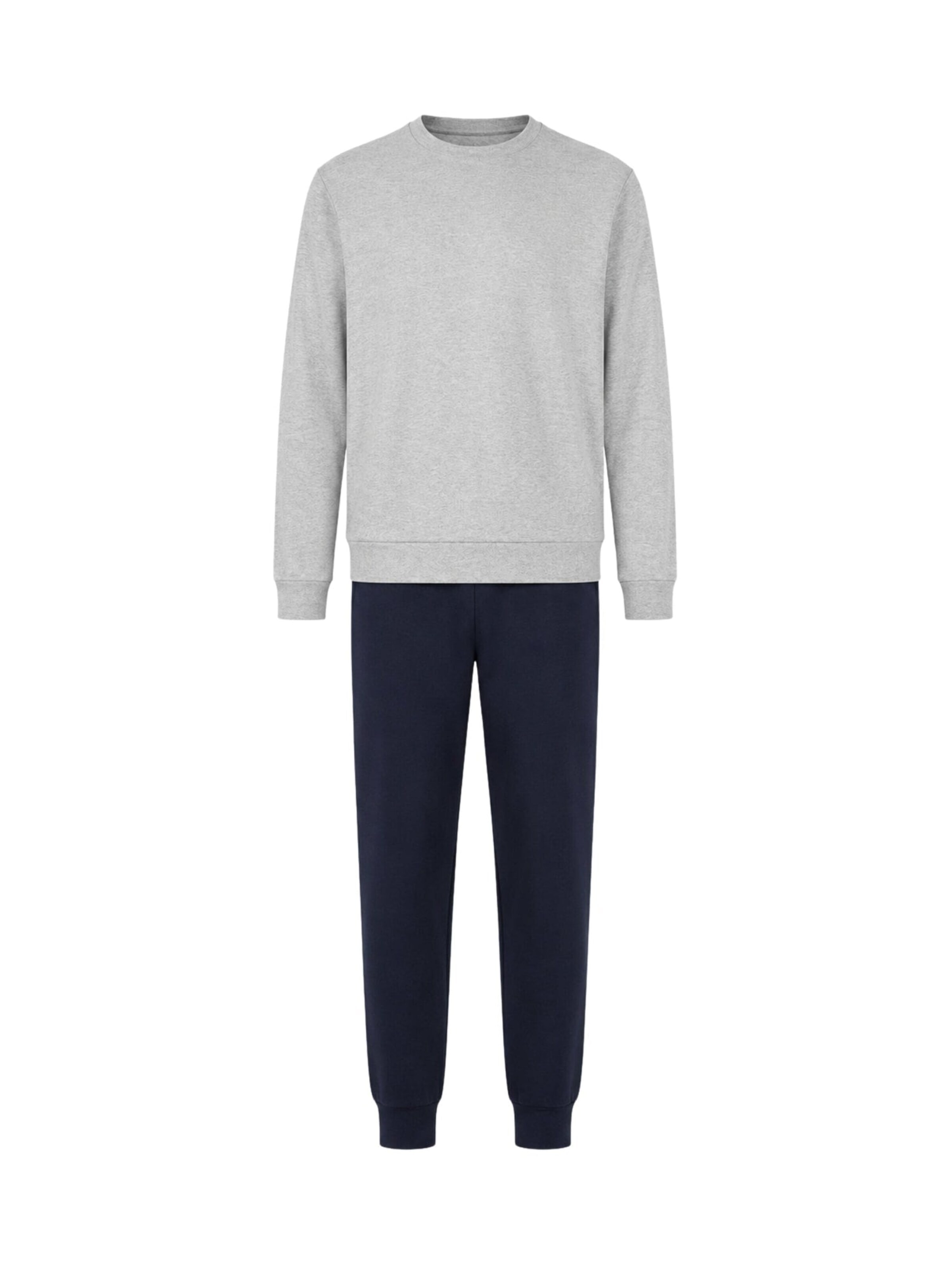JULIPET Pajamas long in Grey: front