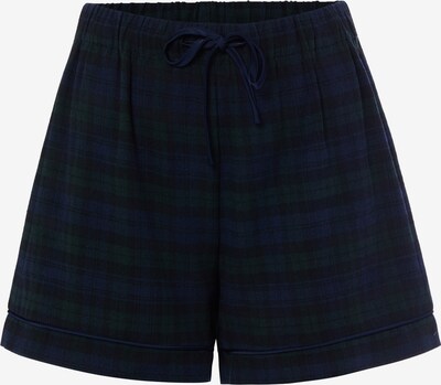 Marie Lund Pyjamahose in S in marine / tanne, Produktansicht