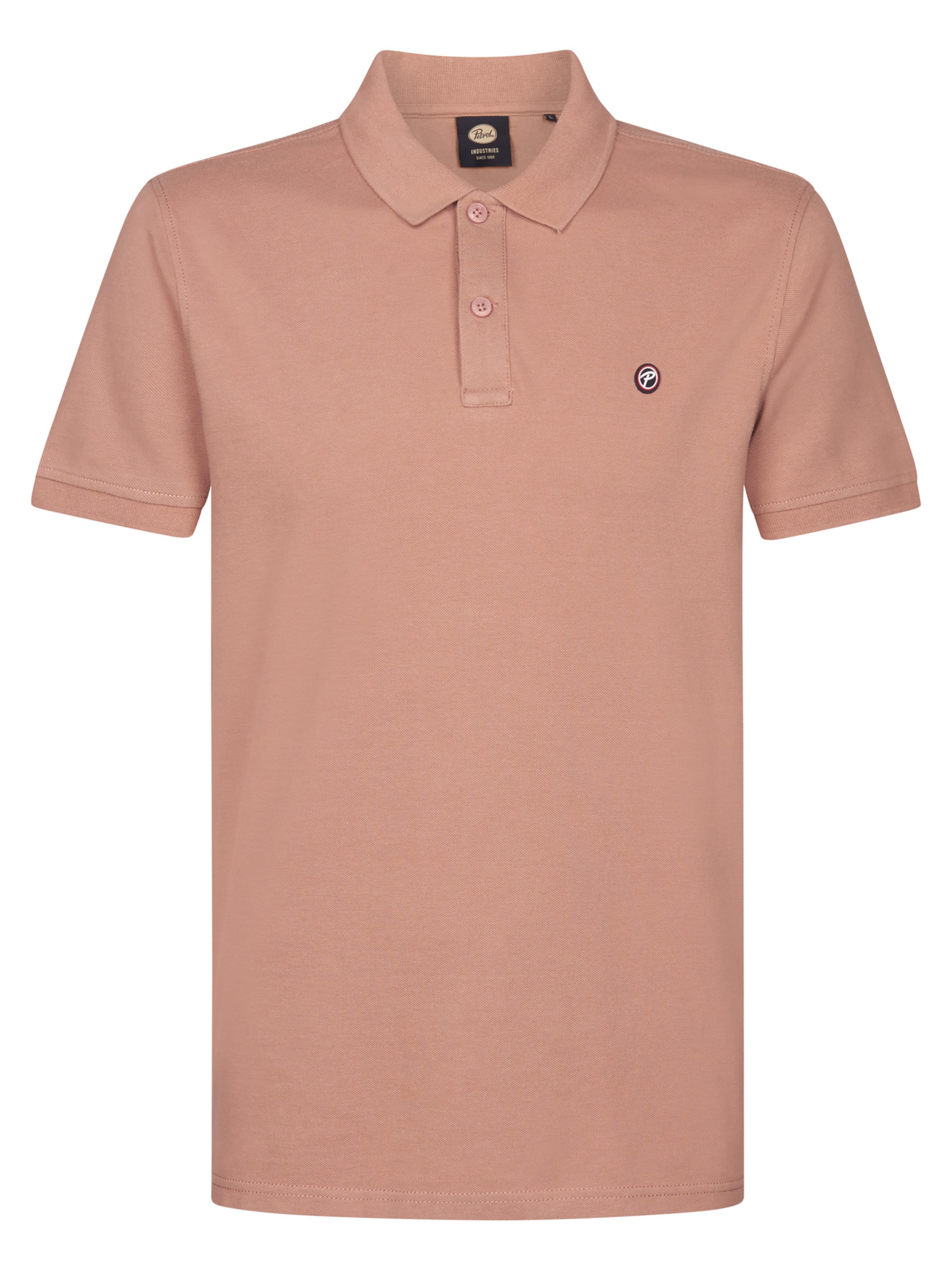 Petrol Industries Μπλουζάκι 'Dolphin' σε καφέ: μπροστά