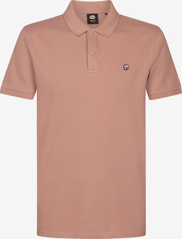 Petrol Industries Poloshirt 'Dolphin' in Braun: Vorderseite