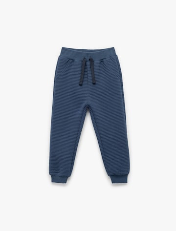 Koton Tapered Pants in Blue: front