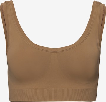 Hanro - Soutien 'Touch Feeling' em castanho: frente