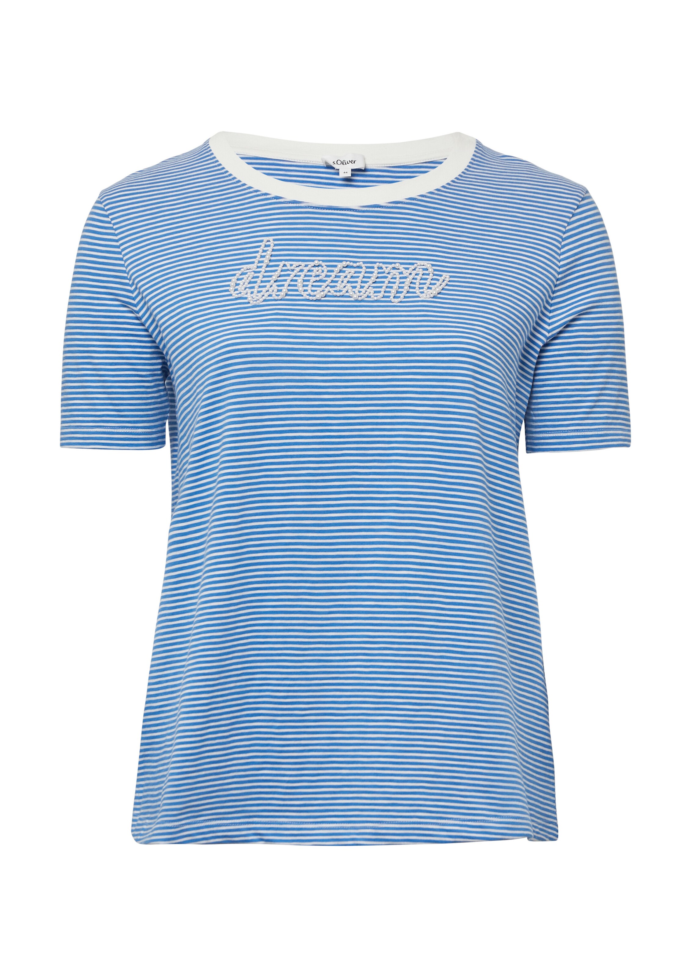 s.Oliver Shirt in Wit: voorkant