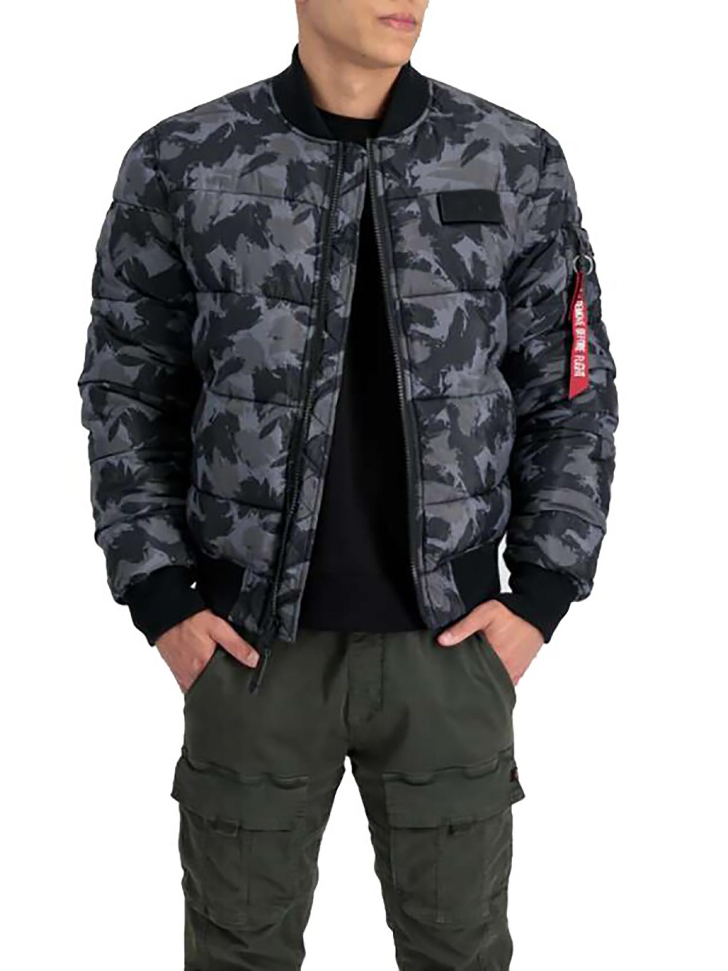 ALPHA INDUSTRIES Between-Season Jacket 'MA-1 Puffer' in Mixed colors