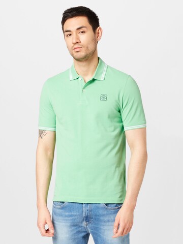 bugatti Shirt in Groen: voorkant