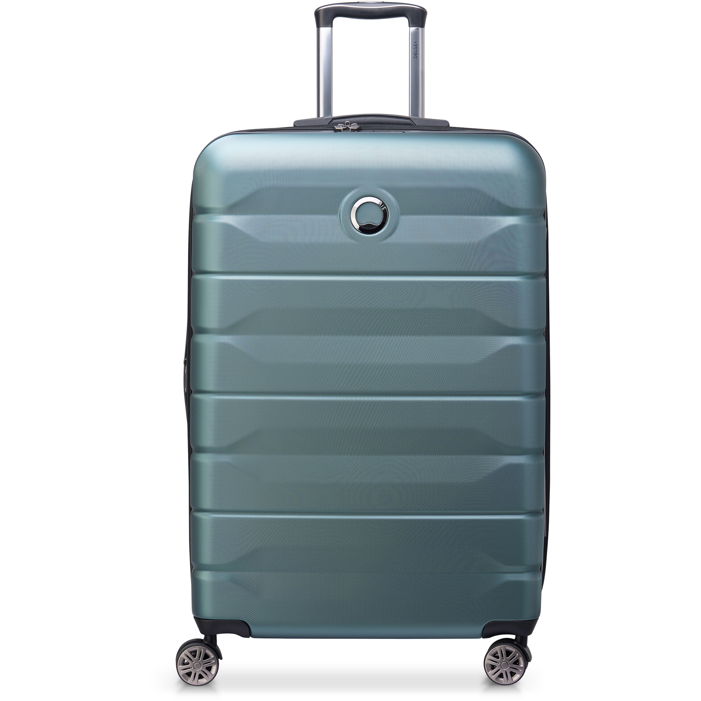 Trolley 'Air Armour' di Delsey Paris in blu: frontale