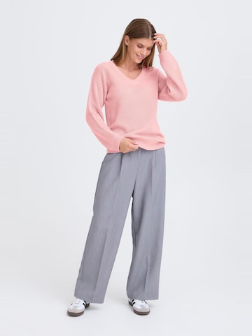 Pull-over ' OXISANDIE LS ' Oxmo en rose