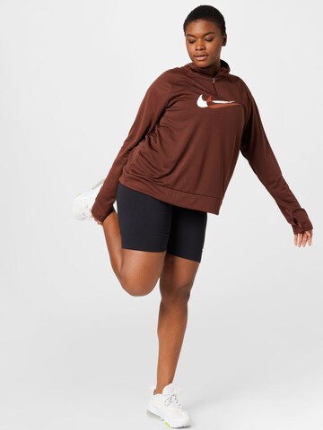 Nike Sportswear Спортен суитшърт с качулка в червено