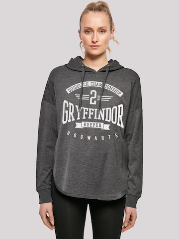 F4NT4STIC Sweatshirt 'Harry Potter Gryffindor Keeper' in Grau: predná strana