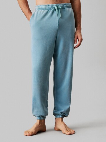 Calvin Klein Loosefit Broek in Blauw: voorkant