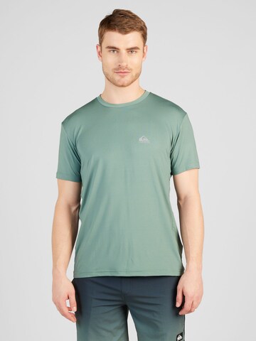 QUIKSILVER Performance Shirt 'LAP TIME' in Green: front