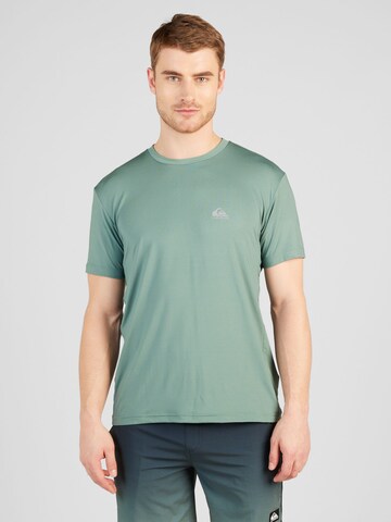 žalia QUIKSILVER Sportiniai marškinėliai 'LAP TIME': priekis