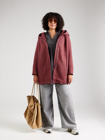 ONLY Carmakoma Winter Coat 'CARSEDONA' in Red