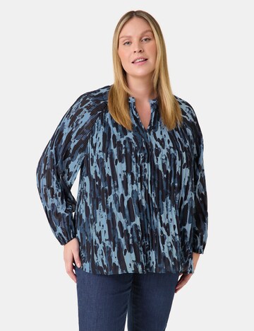 SAMOON - Blusa em azul: frente