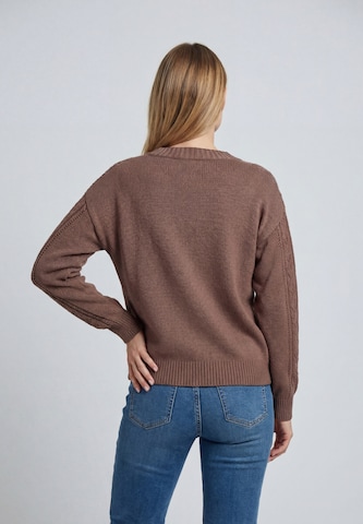 Cardigan CALEY en marron