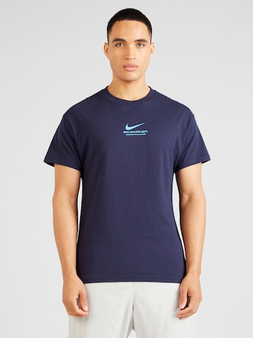 Nike Sportswear Shirt in Blauw: voorkant