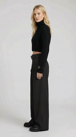 Wide Leg Pantalon à pince Hoermanseder en bleu