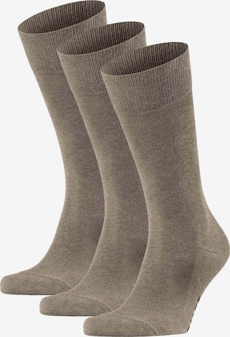 Chaussettes FALKE en marron : devant