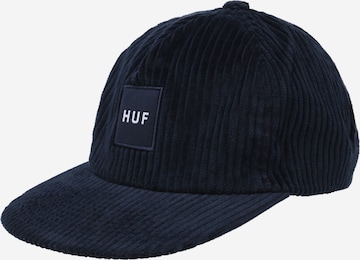 Cappello da baseball di HUF in blu: frontale