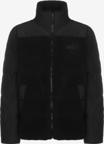 Veste mi-saison 'Sherpa Puffer' PUMA en noir : devant