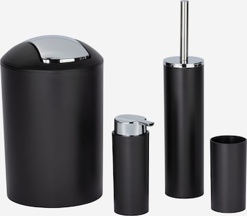 Wenko Bad-Accessoire-Set 'Calvo' in Schwarz: Vorderseite