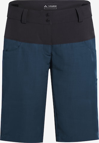 VAUDE Regular Outdoorbroek 'Qimsa' in Blauw: voorkant