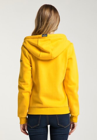 Schmuddelwedda Zip-Up Hoodie in Yellow