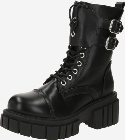 GLAMOROUS Boots 'Chunky combat' in schwarz, Produktansicht
