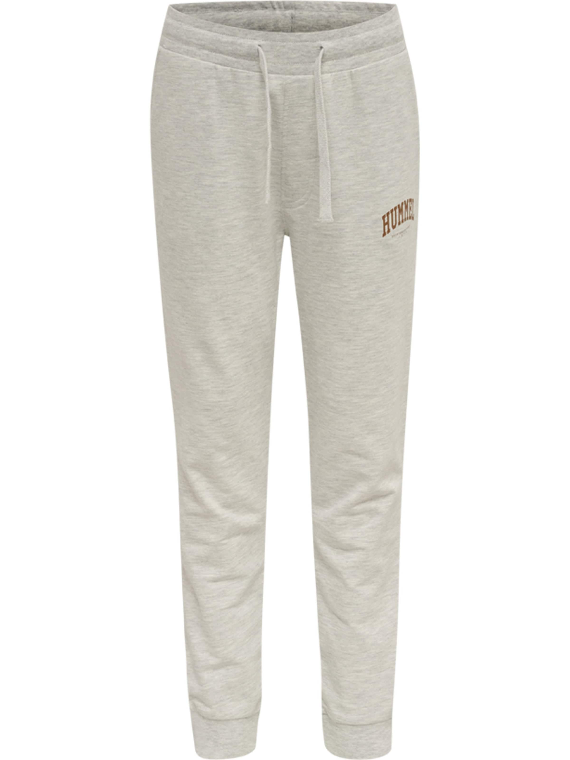 Hummel Tapered Hose 'Fast' in Grau: Vorderseite