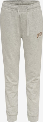 Hummel Tapered Broek 'Fast' in Grijs: voorkant