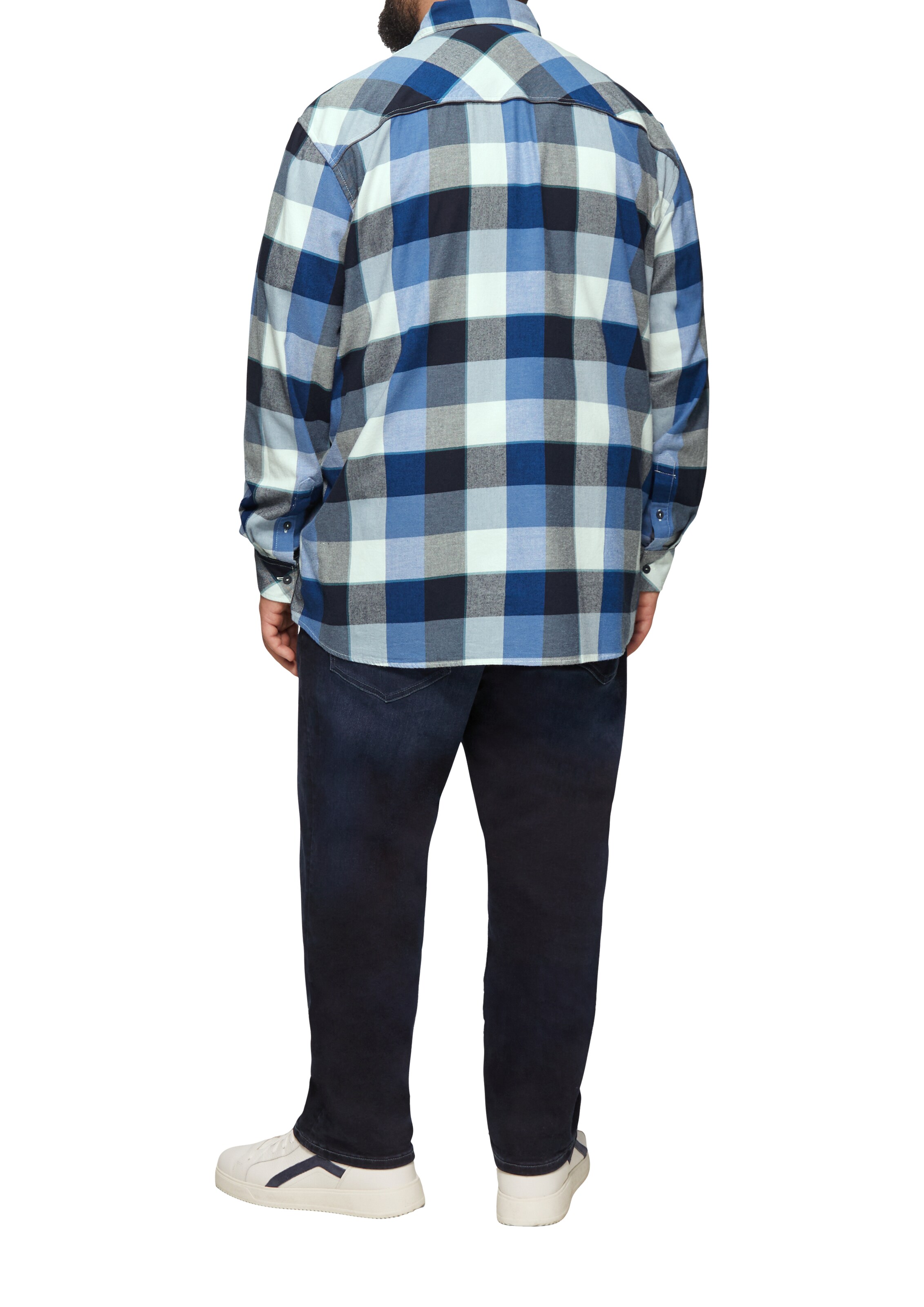s.Oliver Men Big Sizes Regular Fit Hemd in Blau
