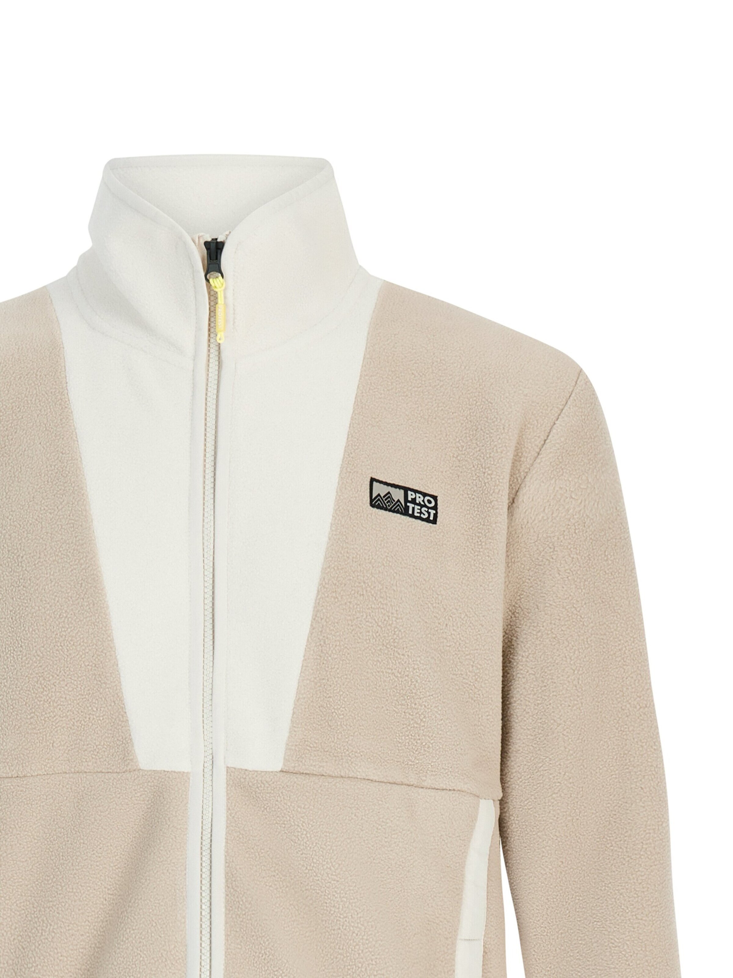 PROTEST Fleece jacket 'PRTCalyx' in Brown