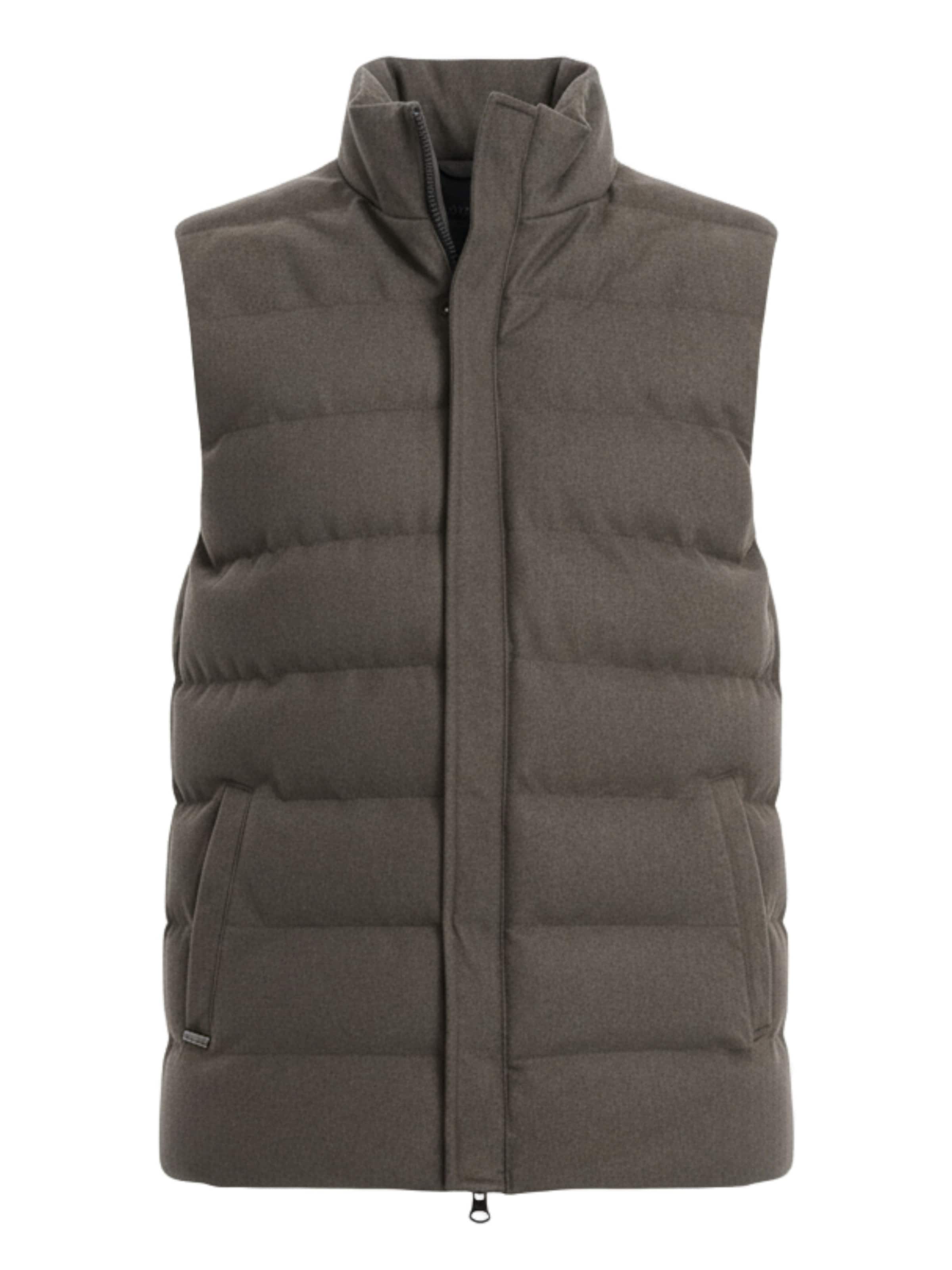 Ombre Bodywarmer in Groen: voorkant