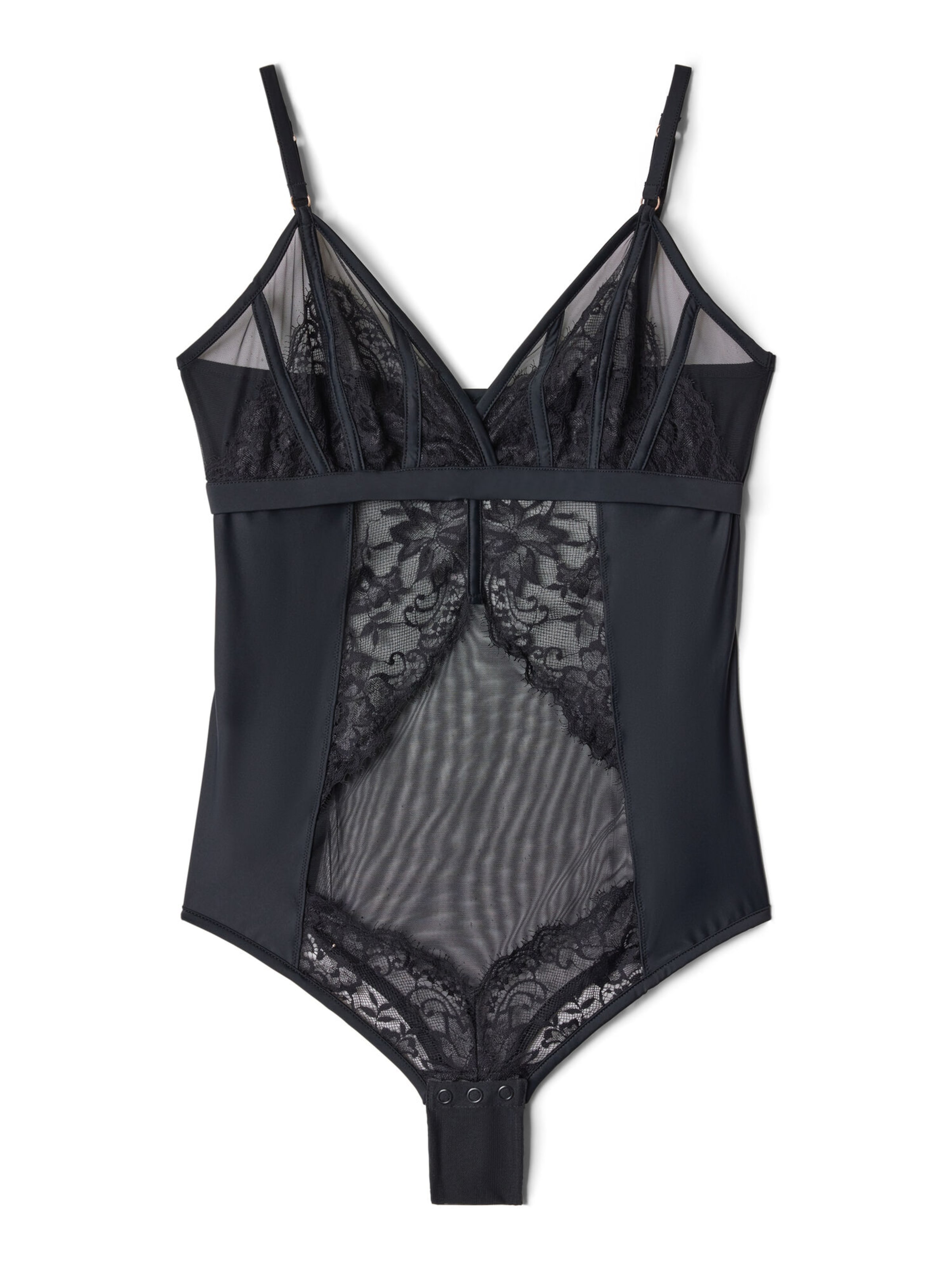 INTIMISSIMI Bodysuit 'ETHEREAL EMBRACE' in Black: front