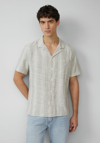s.Oliver Comfort fit Button Up Shirt in Brown: front