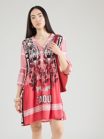 miss goodlife Kleid 'Passion' in Rot: Vorderseite