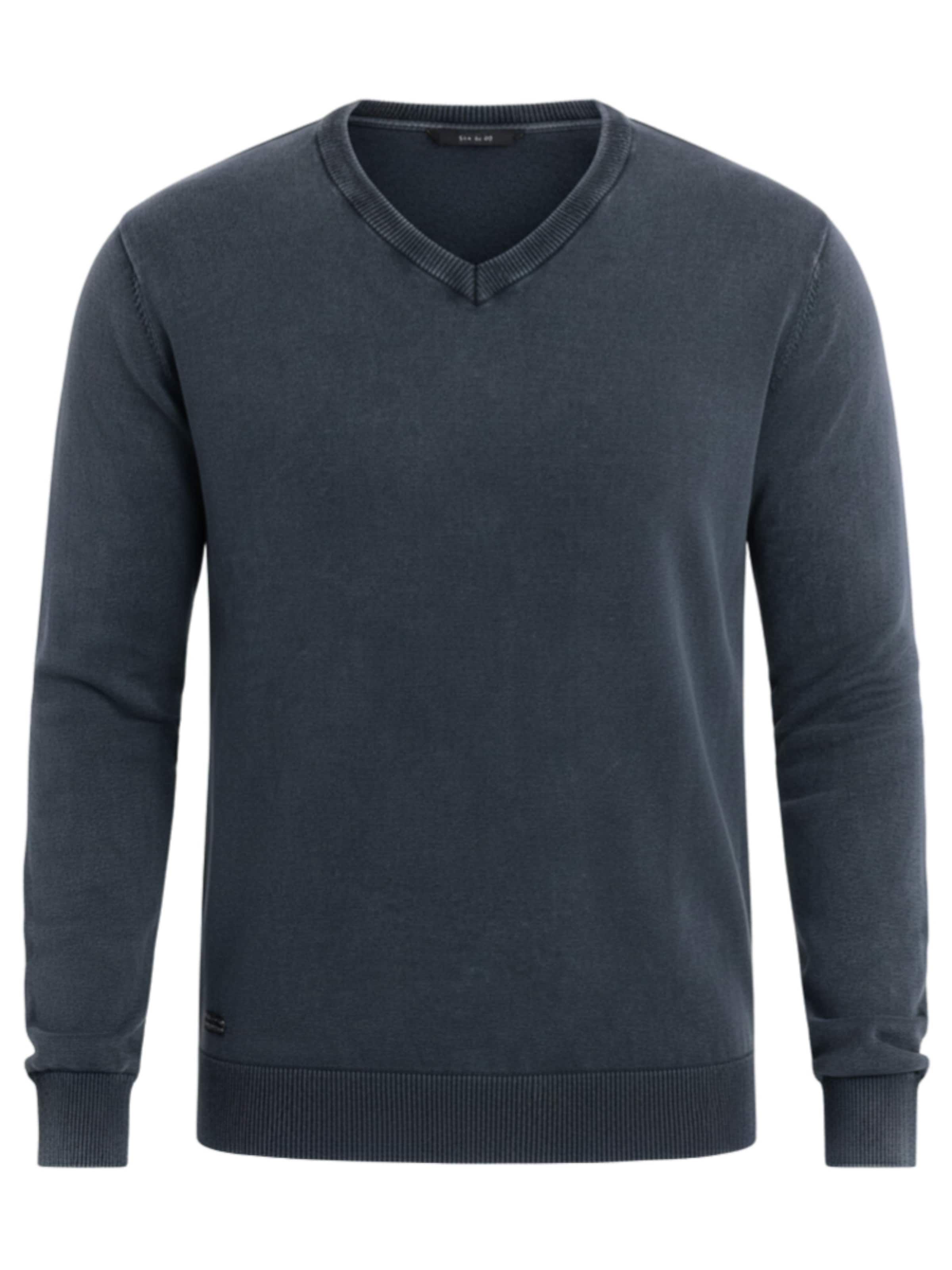 Ombre Pullover 'OM-Swos-0108' in Blau: Vorderseite